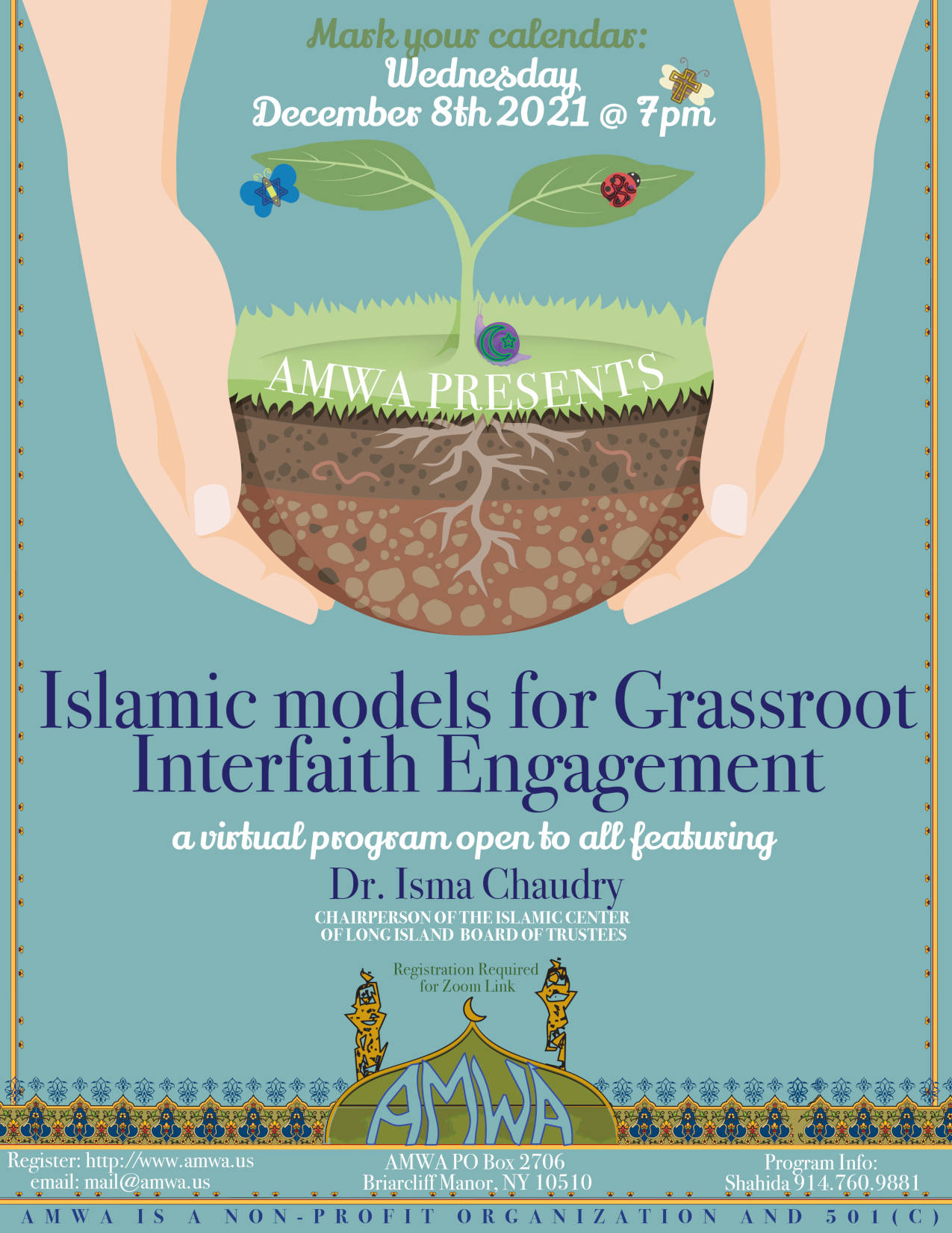  Virtual Program: Islamic models for Grassroot Interfaith Engagement